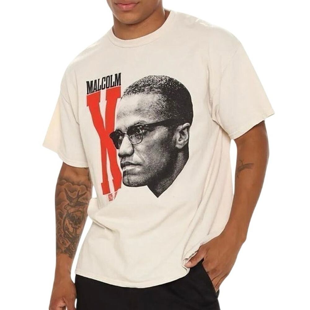 Malcolm X T-Shirt Tee Size Small New without Tag